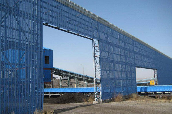 煤場防風(fēng)抑塵網(wǎng)解決方案